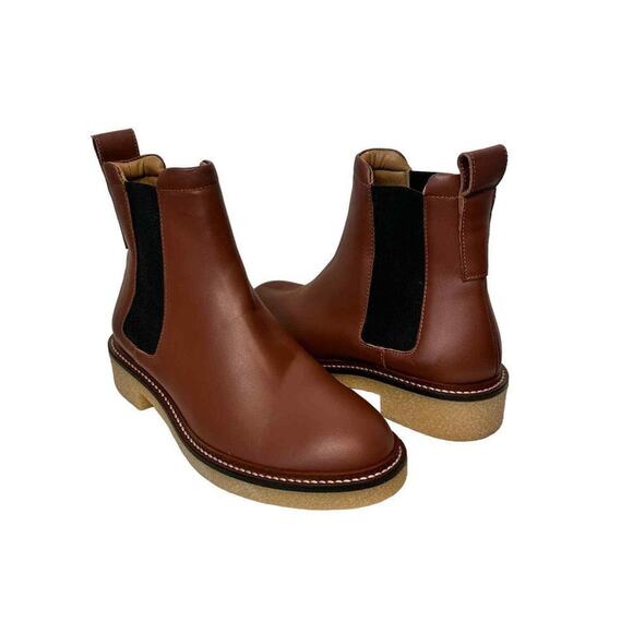 Everlane The Chelsea Boot in Tobacco Brown Woman Size 6 NWOT - Picture 4 of 11